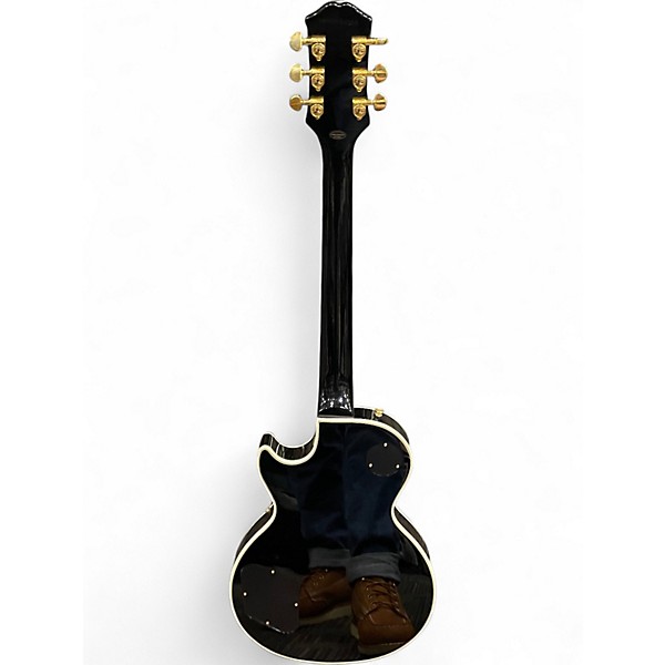 Used Epiphone Les Paul Custom Black Solid Body Electric Guitar