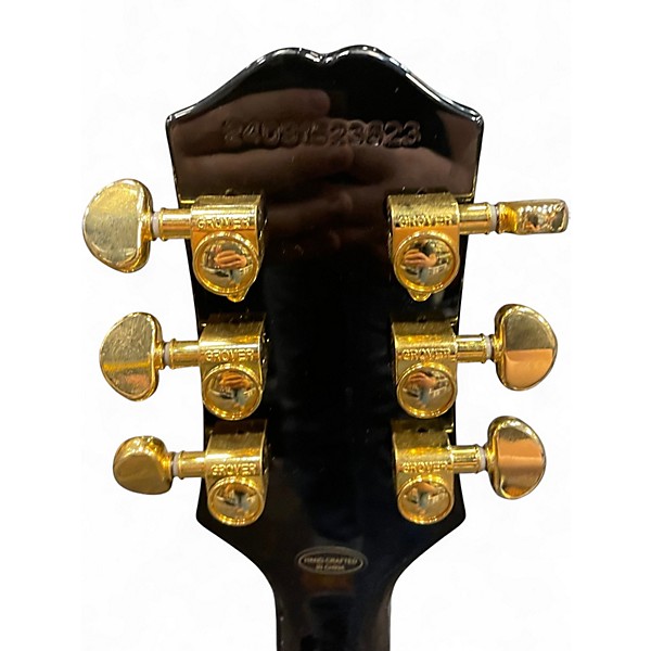 Used Epiphone Les Paul Custom Black Solid Body Electric Guitar