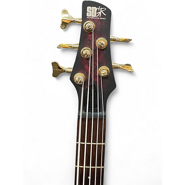 Used Ibanez SR305EDX Wine Red Electric Bass Guitar