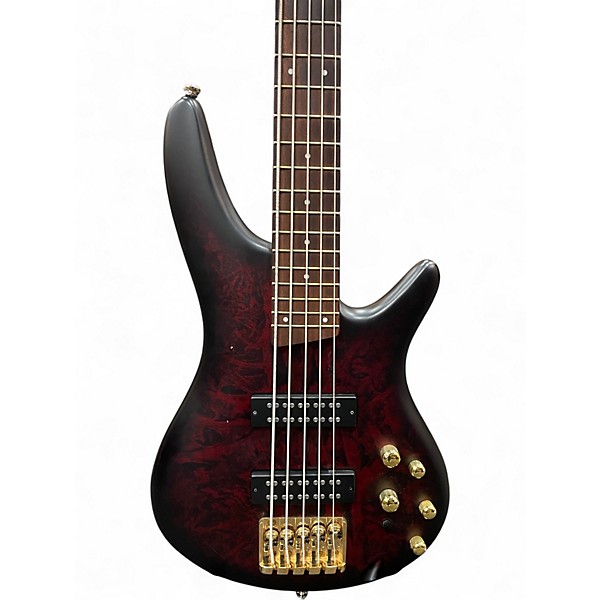 Used Ibanez SR305EDX Wine Red Electric Bass Guitar
