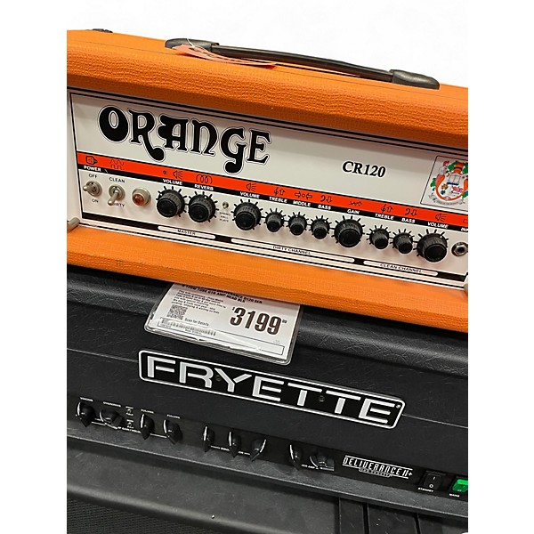 Used Orange Amplifiers CR120H Crush Pro 120W Solid State Guitar Amp Head
