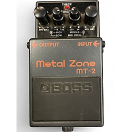 Used BOSS MT2 Metal Zone Distortion Effect Pedal