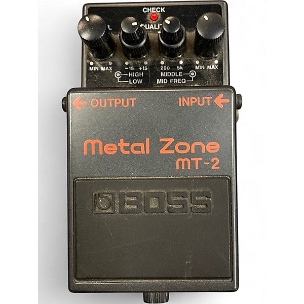 Used BOSS MT2 Metal Zone Distortion Effect Pedal