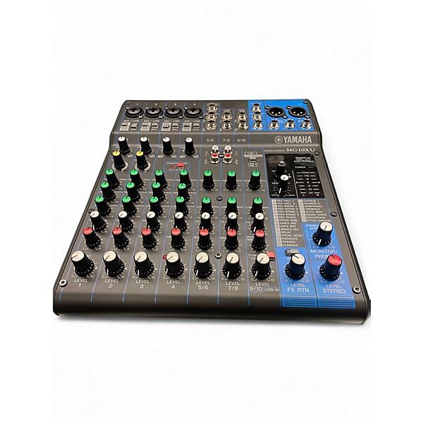Used Yamaha MG10XU 10 Channel Mixer with Effects Unpowered Mixer