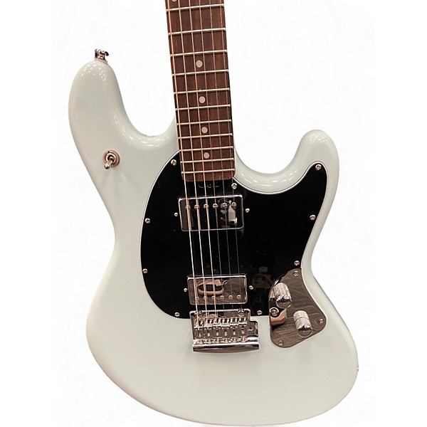 Used Sterling by Music Man StingRay Light Blue Solid Body Electric Guitar