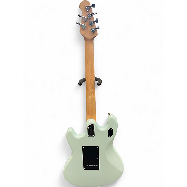 Used Sterling by Music Man StingRay Light Blue Solid Body Electric Guitar