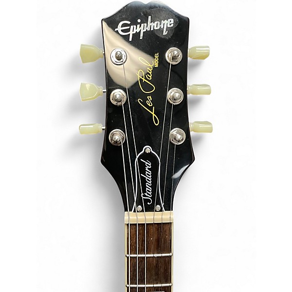 Used 2024 Epiphone Les Paul Standard Cherry Sunburst Solid Body Electric Guitar
