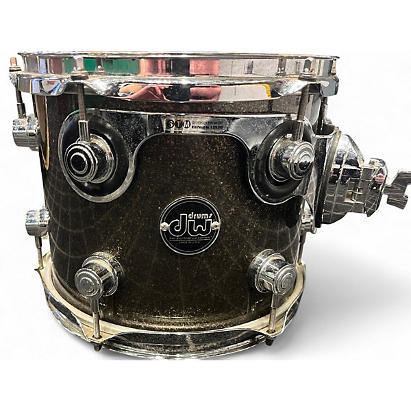 Used DW 4 Piece Performance Series Pewter Sparkle Drum Kit