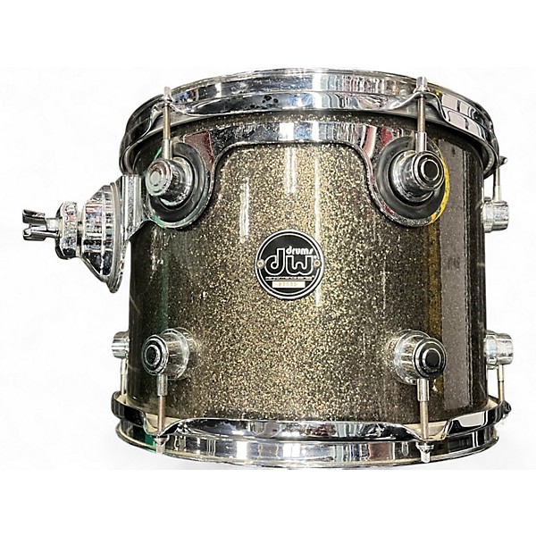 Used DW 4 Piece Performance Series Pewter Sparkle Drum Kit