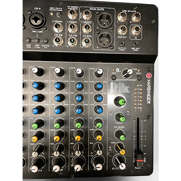 Used Harbinger LVL12 Powered Mixer