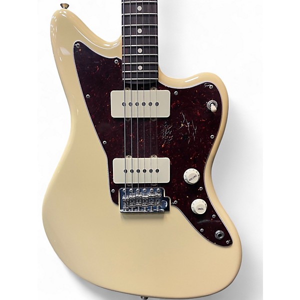 Used 2018 Fender AMERICAN PERFORMER JAZZMASTER Antique White Solid Body Electric Guitar