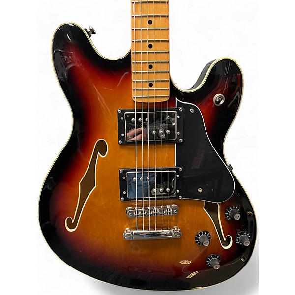 Used Squier Classic Vibe Starcaster 3 Color Sunburst Hollow Body Electric Guitar