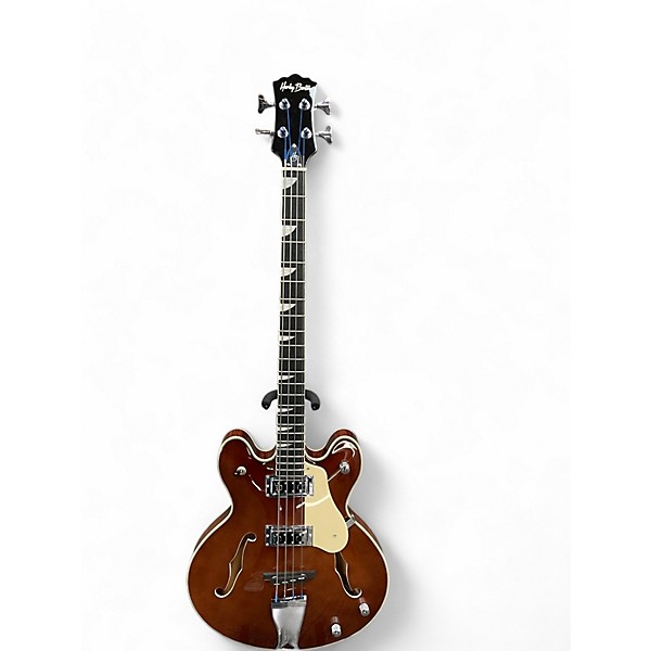 Used Harley Benton HB60 Walnut Electric Bass Guitar