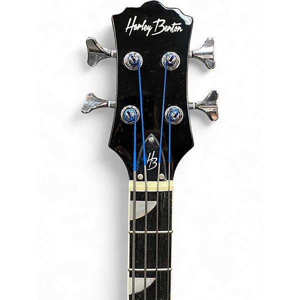 Used Harley Benton HB60 Walnut Electric Bass Guitar