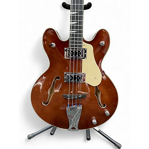 Used Harley Benton HB60 Walnut Electric Bass Guitar