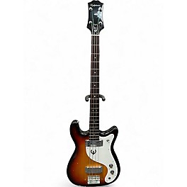 Vintage 1970s Epiphone et285 3 Color Sunburst Electric Bass Guitar