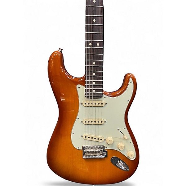 Used 2024 Fender American Performer Stratocaster SSS Honey Burst Solid Body Electric Guitar