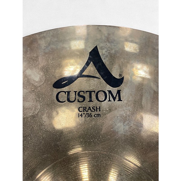 Used Zildjian 14in A Custom Crash Cymbal