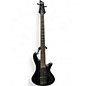 Used Schecter Guitar Research stealth 5 Black Electric Bass Guitar thumbnail