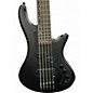 Used Schecter Guitar Research stealth 5 Black Electric Bass Guitar