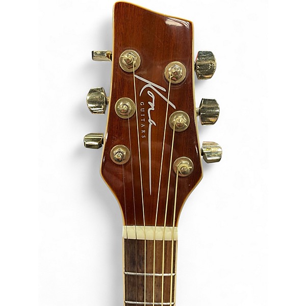 Used Kona LEFT HANDED CE 2 Color Sunburst Acoustic Guitar