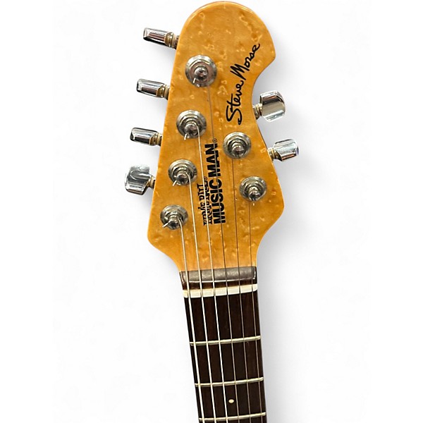 Used Ernie Ball Music Man Steve Morse Signature Y2D Ocean Blue Burst Solid Body Electric Guitar