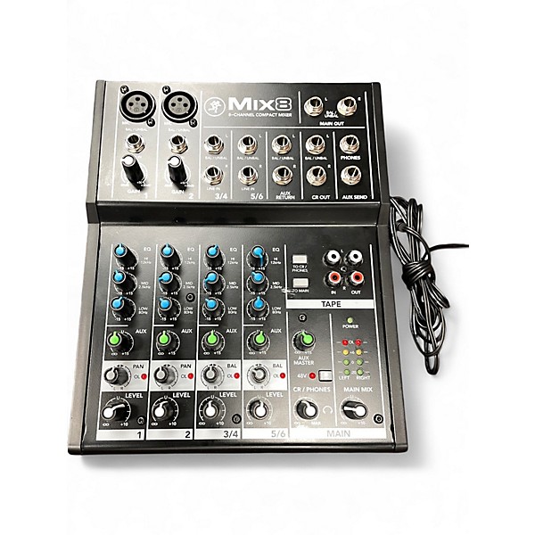 Used Mackie MIX8  Powered Mixer