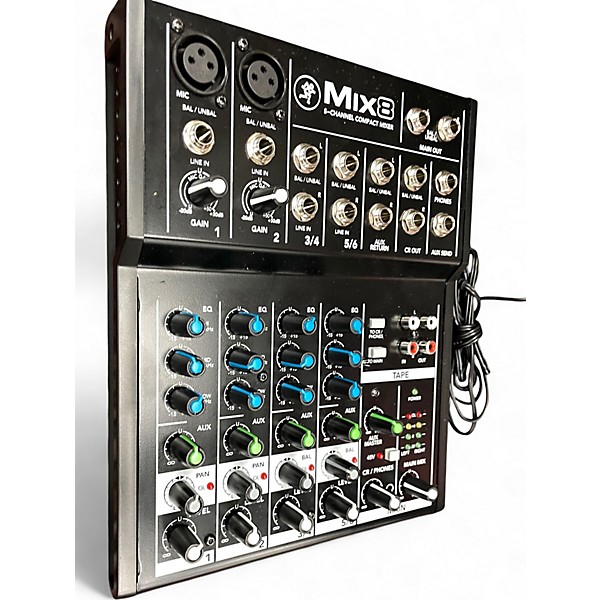 Used Mackie MIX8  Powered Mixer