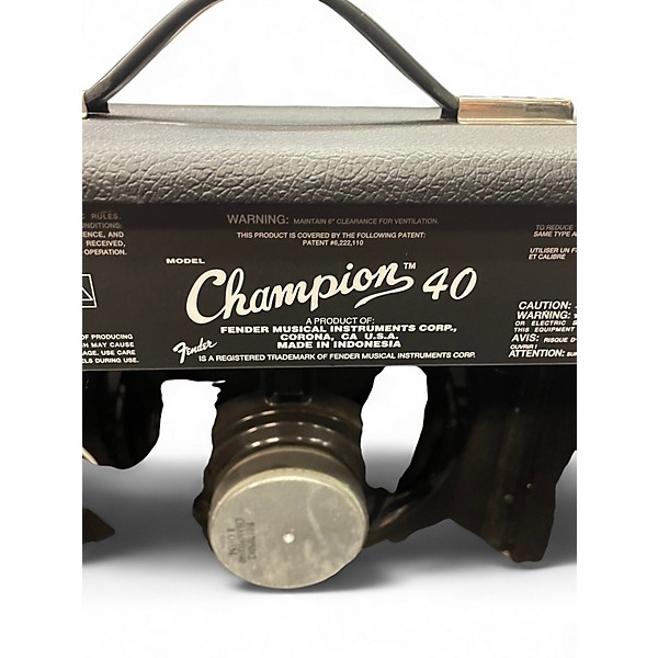 Used Fender Champion 40 Guitar Combo Amp