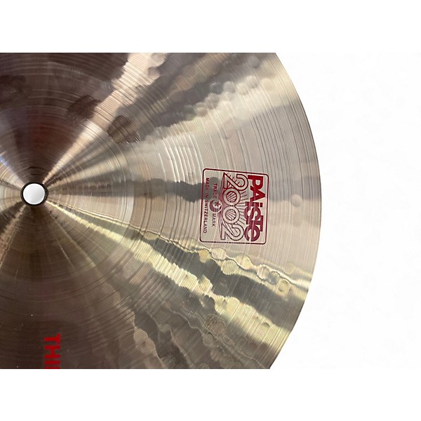 Used Paiste 16in 2002 Thin Crash Cymbal