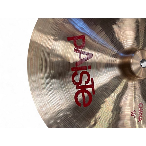 Used Paiste 16in 2002 China Cymbal