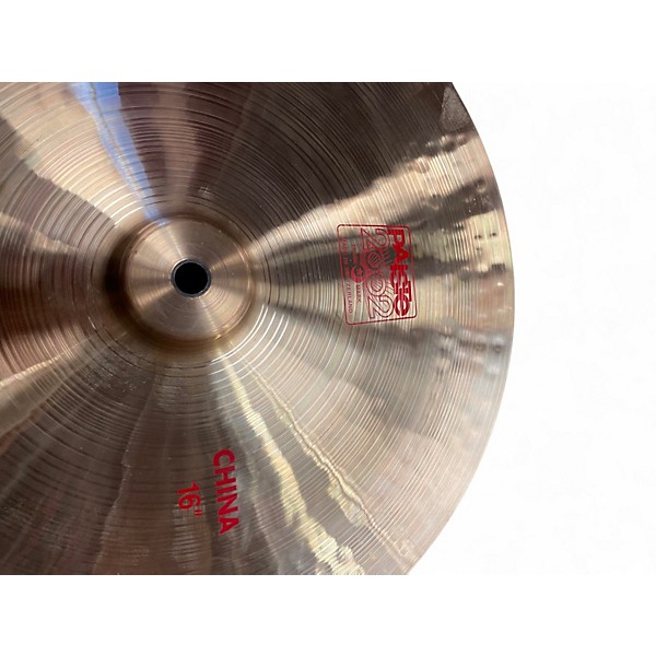 Used Paiste 16in 2002 China Cymbal