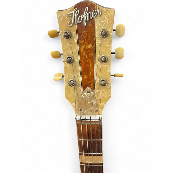 Vintage 1970s Hofner 4560 V2 Thin 2 color burst Hollow Body Electric Guitar