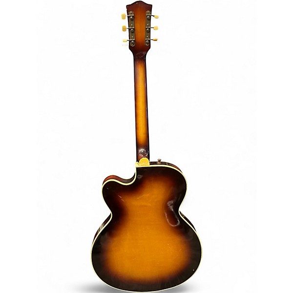 Vintage 1970s Hofner 4560 V2 Thin 2 color burst Hollow Body Electric Guitar