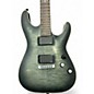 Used Schecter Guitar Research Diamond Series PT Trans Green Solid Body Electric Guitar