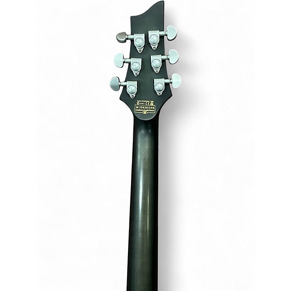 Used Schecter Guitar Research Diamond Series PT Trans Green Solid Body Electric Guitar