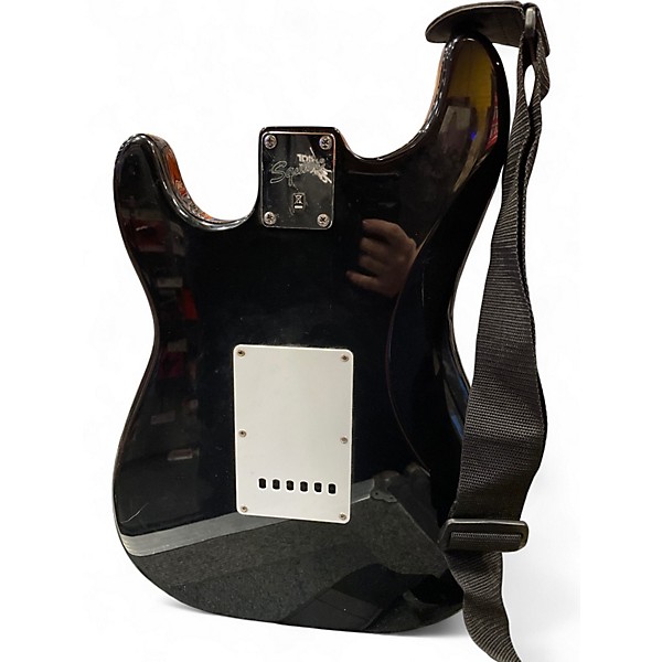 Used Squier Affinity Stratocaster Black Solid Body Electric Guitar