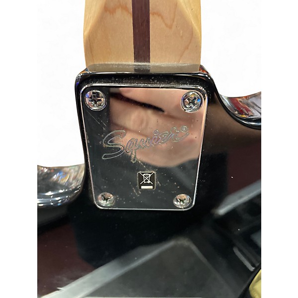 Used Squier Affinity Stratocaster Black Solid Body Electric Guitar