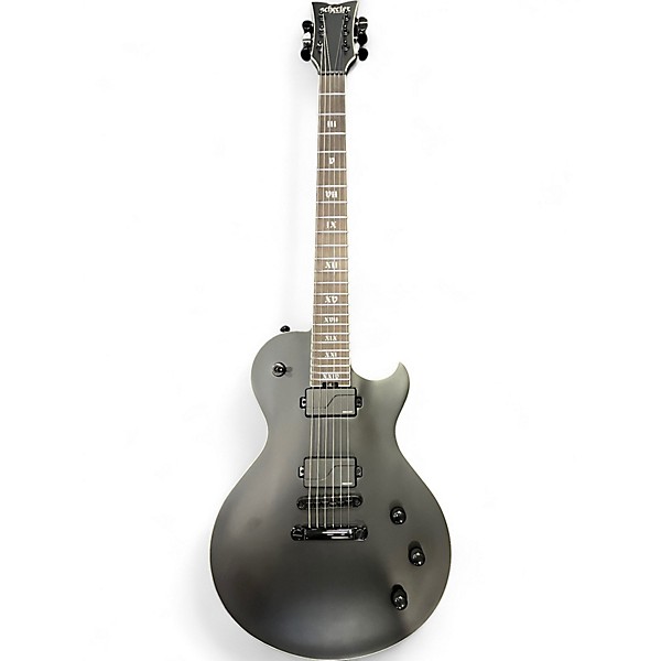 Used Schecter Guitar Research Evil Twin Solo-II Satin Black Solid Body Electric Guitar