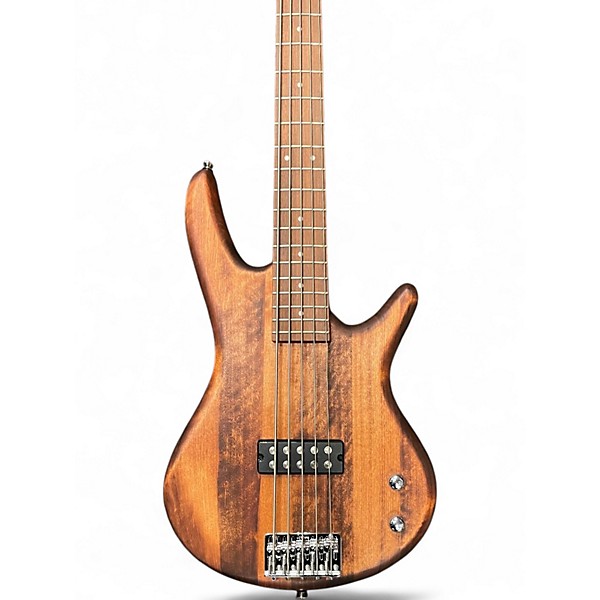 Used Ibanez GSR105EX 5 String Natural Electric Bass Guitar