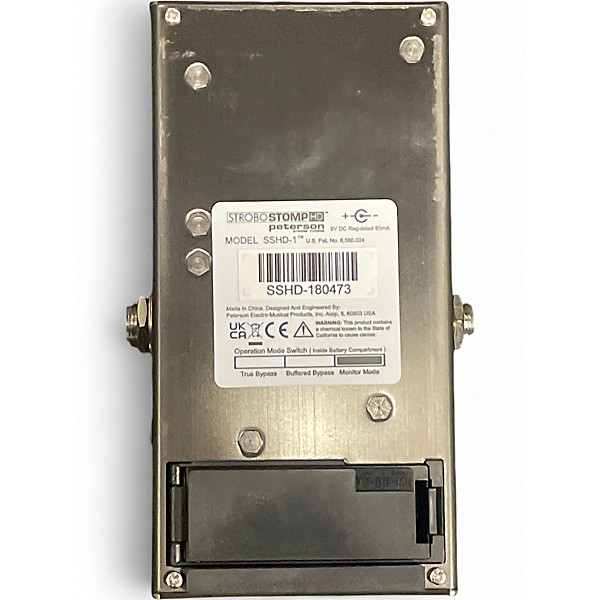 Used Peterson STROBOSTOMP HD Tuner Pedal