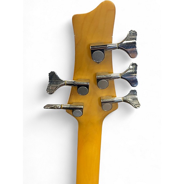 Used Alvarez ae5b Candy Apple Red Electric Bass Guitar