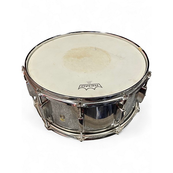 Used Rogers 14in Snare Silver Drum