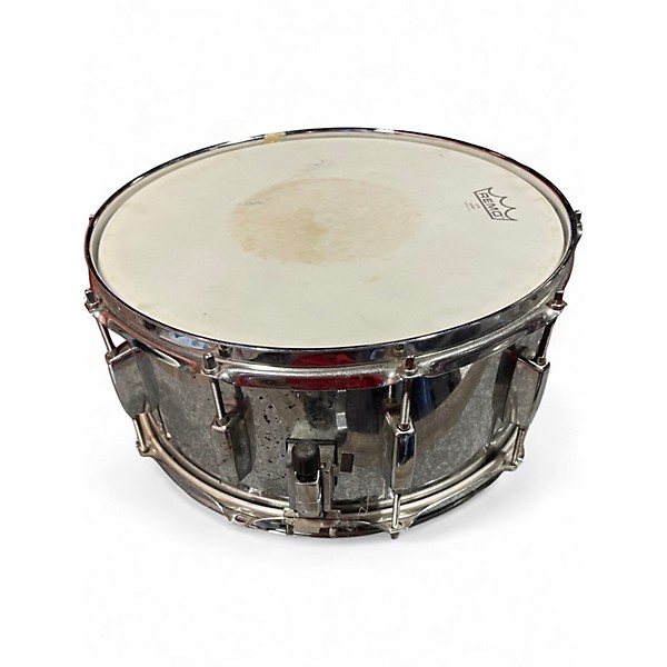 Used Rogers 14in Snare Silver Drum