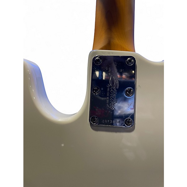 Used Sterling by Music Man StingRay Classic RAY24CA Olympic White Electric Bass Guitar