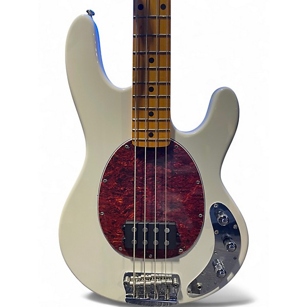 Used Sterling by Music Man StingRay Classic RAY24CA Olympic White Electric Bass Guitar