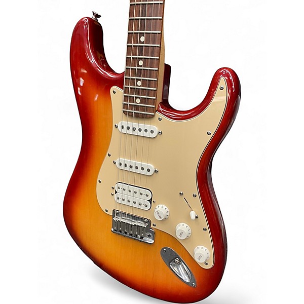Used 2006 Fender American Standard Stratocaster HSS Sienna Sunburst Solid Body Electric Guitar