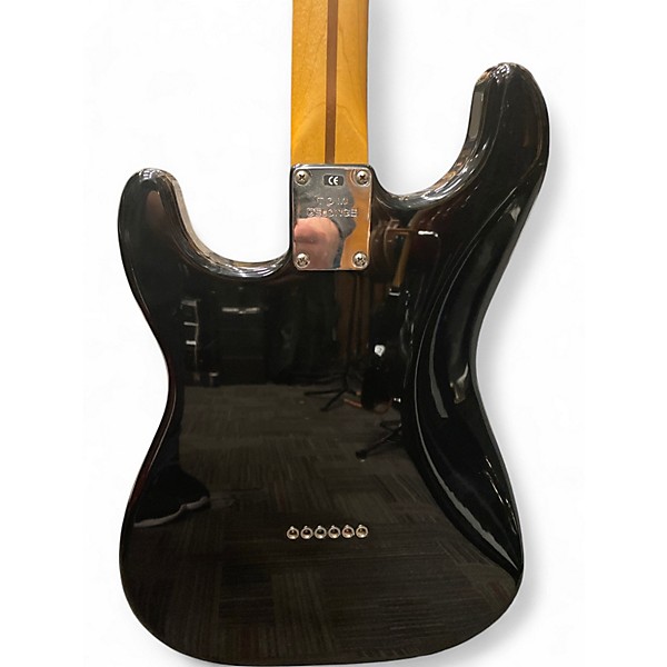 Used 2002 Fender Tom Delonge Signature Stratocaster Black Solid Body Electric Guitar