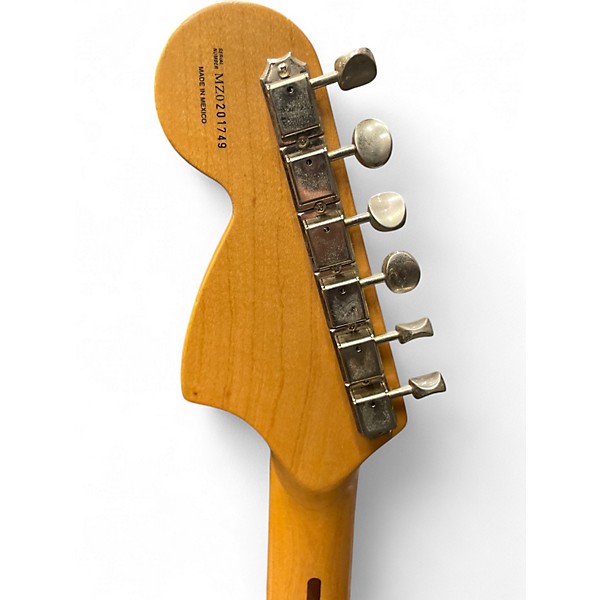 Used 2002 Fender Tom Delonge Signature Stratocaster Black Solid Body Electric Guitar