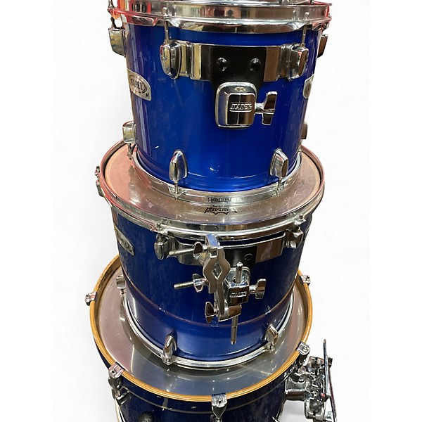 Used Mapex 4 Piece M Series blue Drum Kit